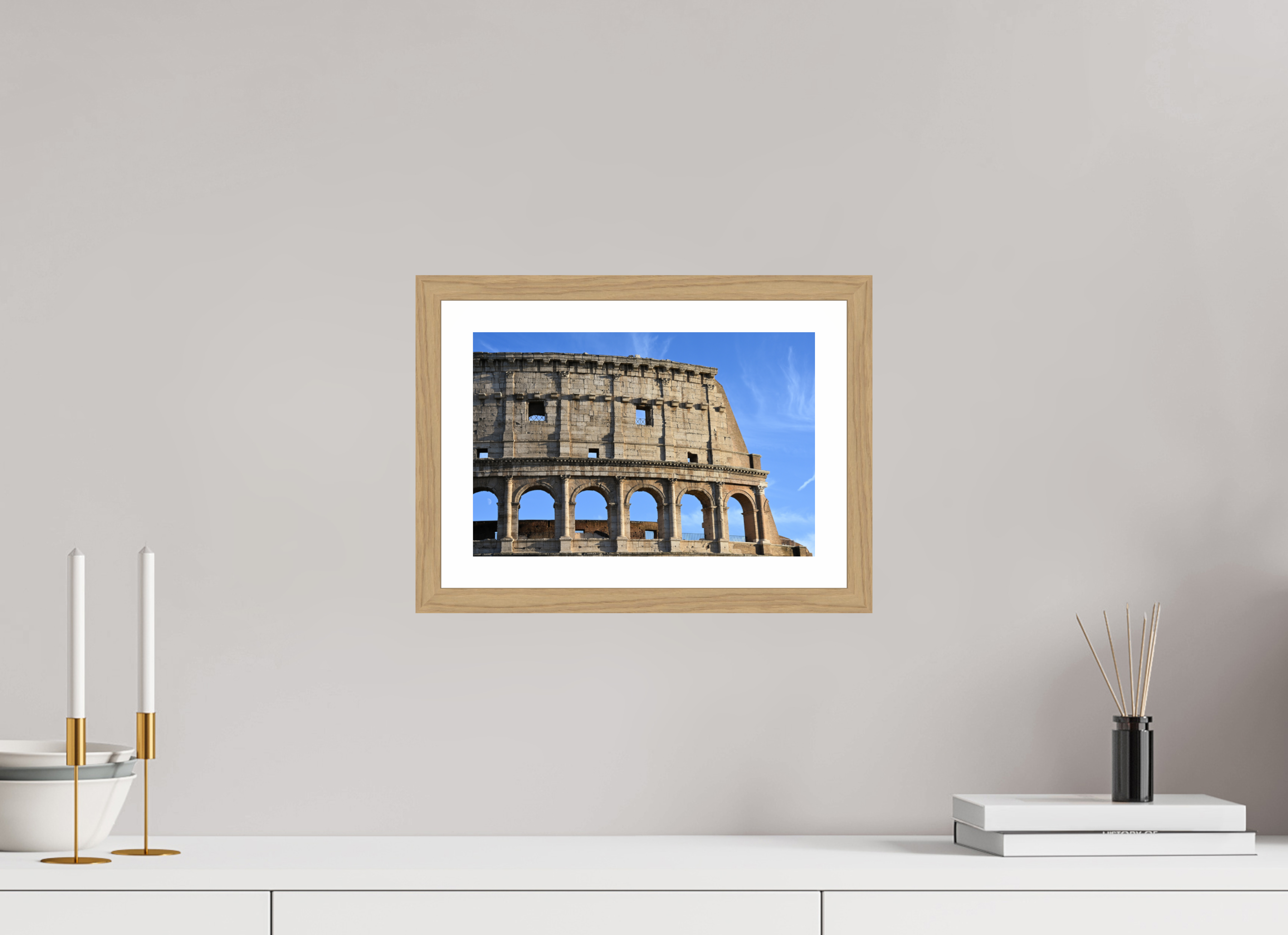 12 x 8″, Natural Oak Peep the Moon