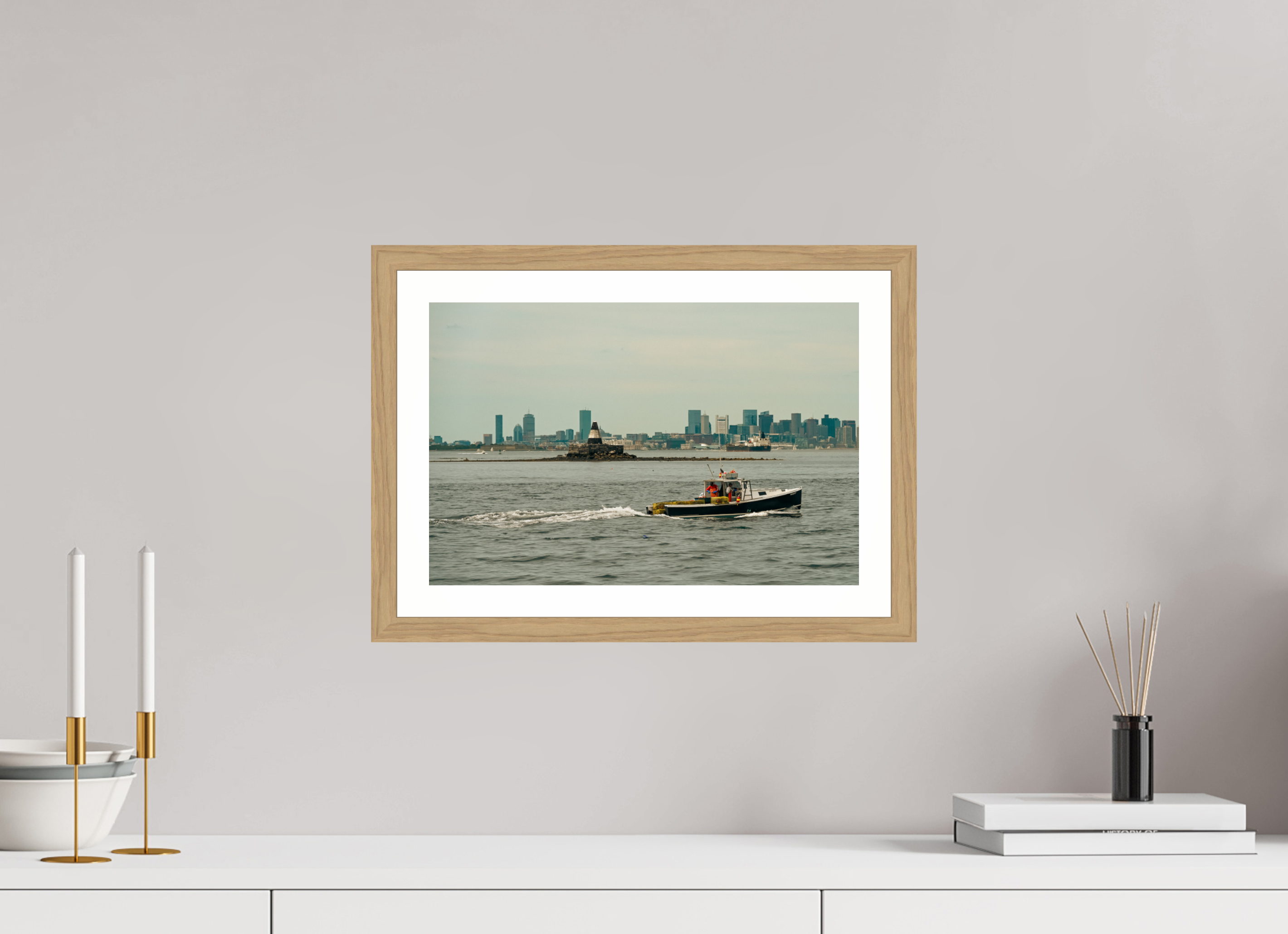 15 x 10″, Natural Oak Homeward with the Haul