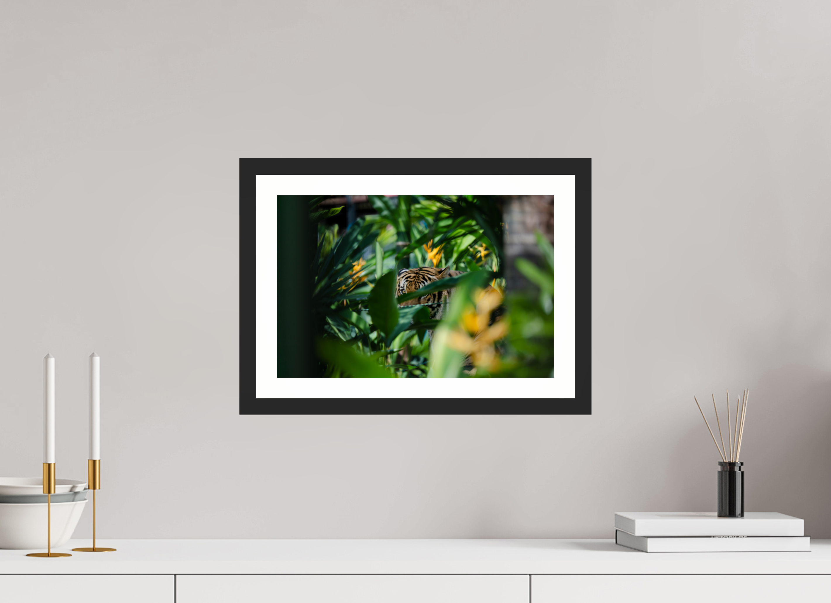 15 x 10″, Matt Black Hidden Gaze