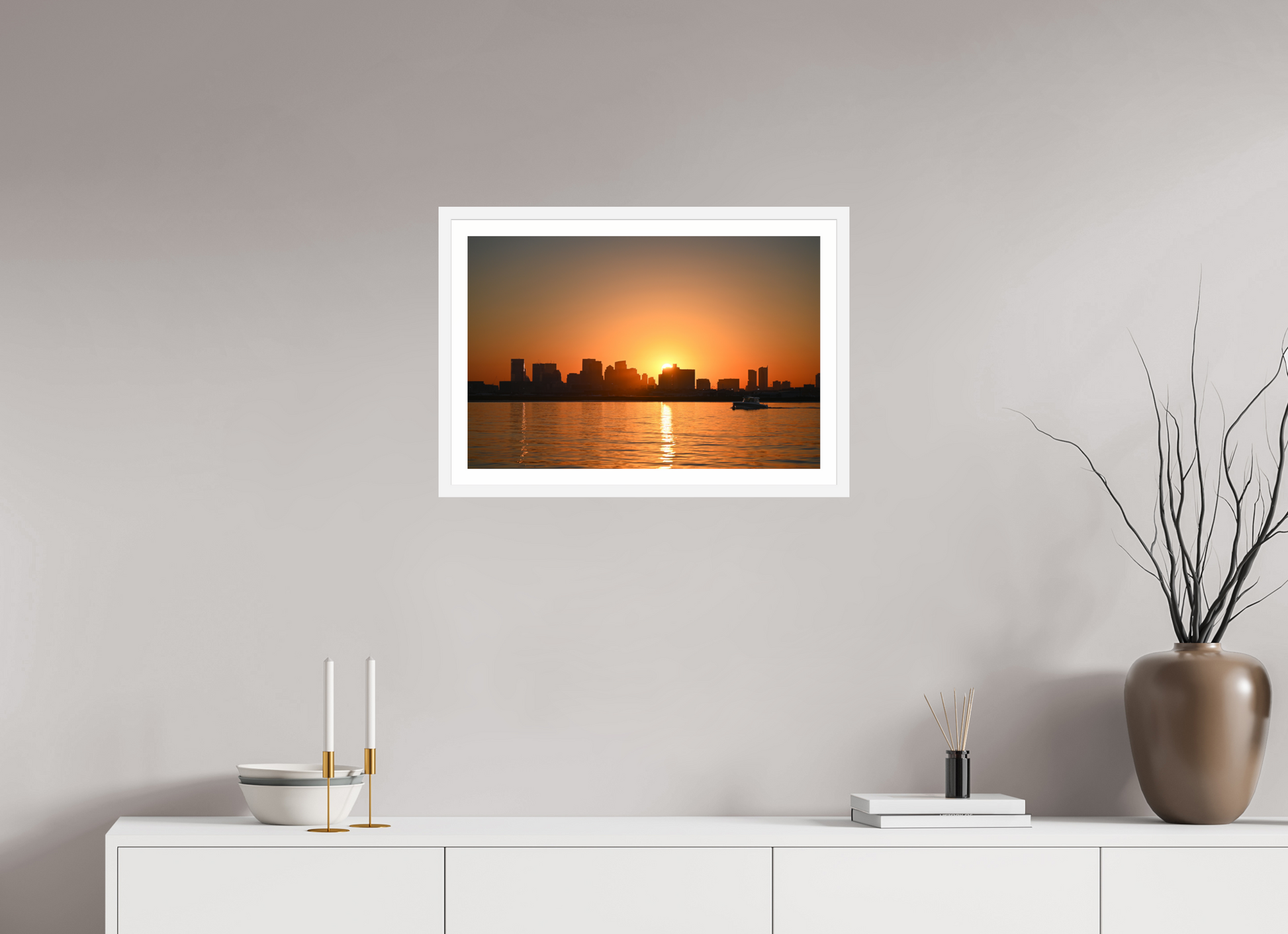 24 x 16″, Matt White The Day Begins in Gold