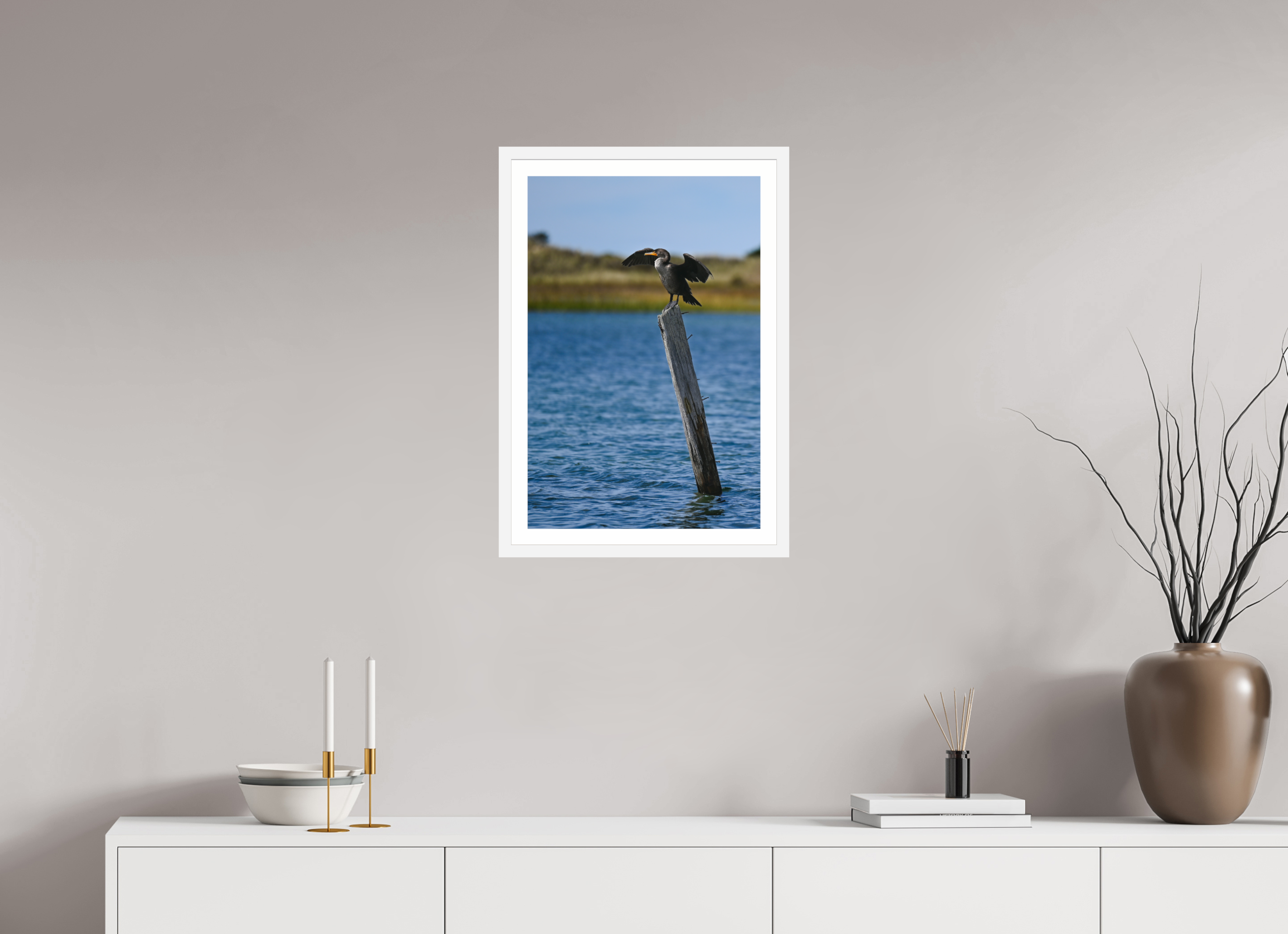 16 x 24″, Matt White Wings on Watch