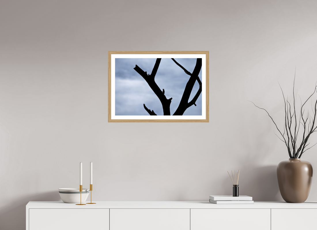 24 x 16″, Natural Oak Figure and Branch