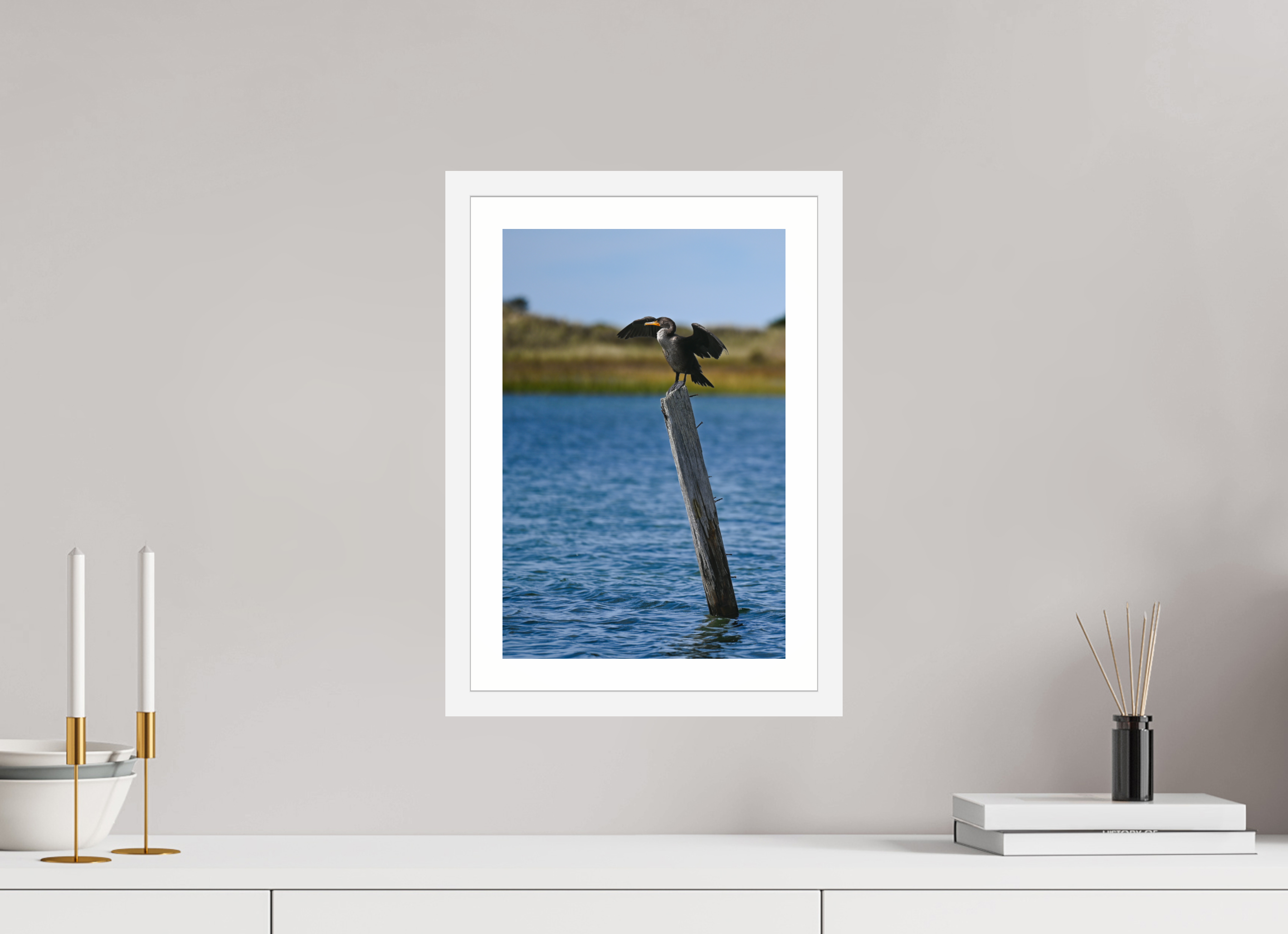 10 x 15″, Matt White Wings on Watch