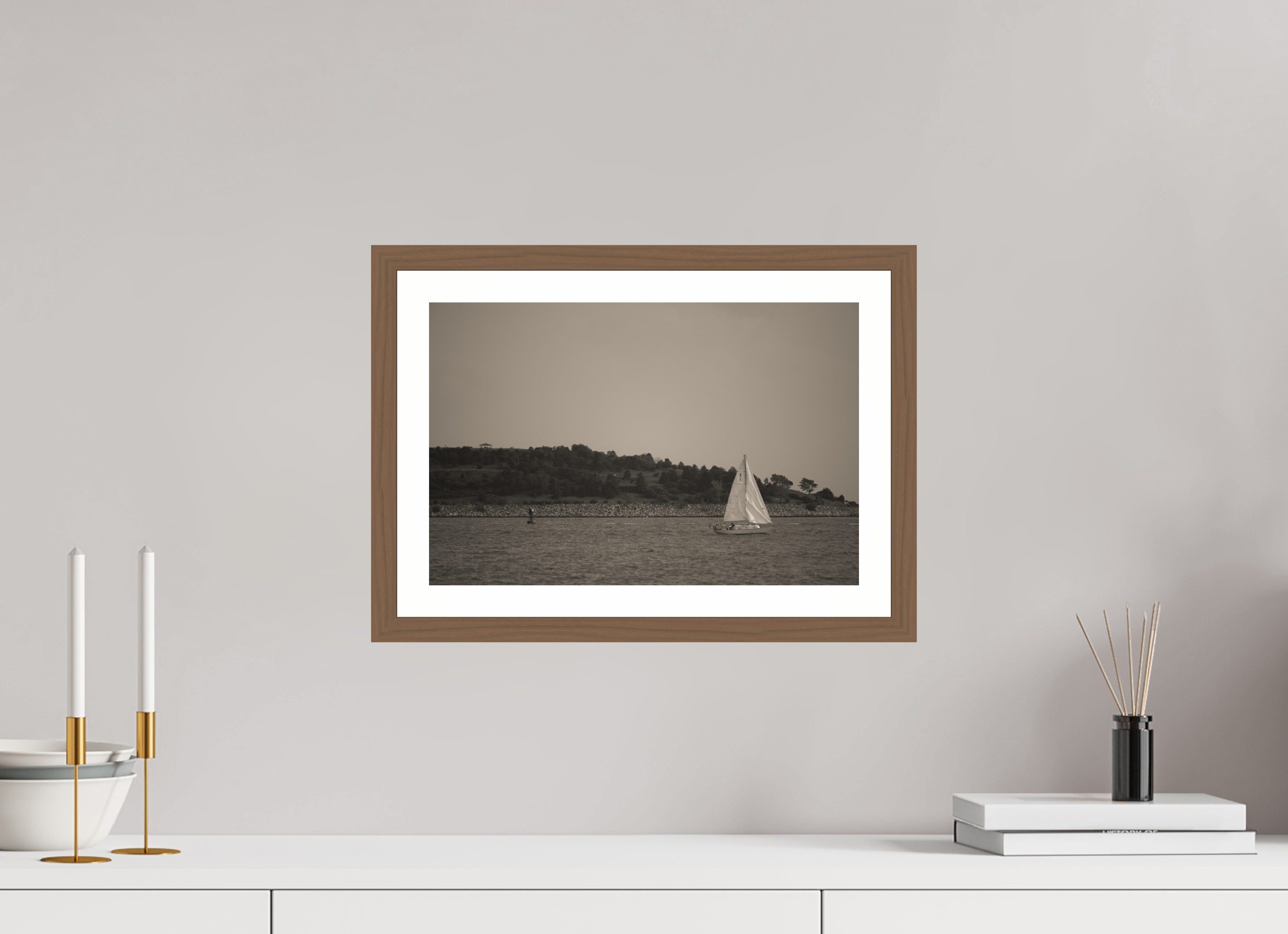 15 x 10″, Walnut The Timeless Passage