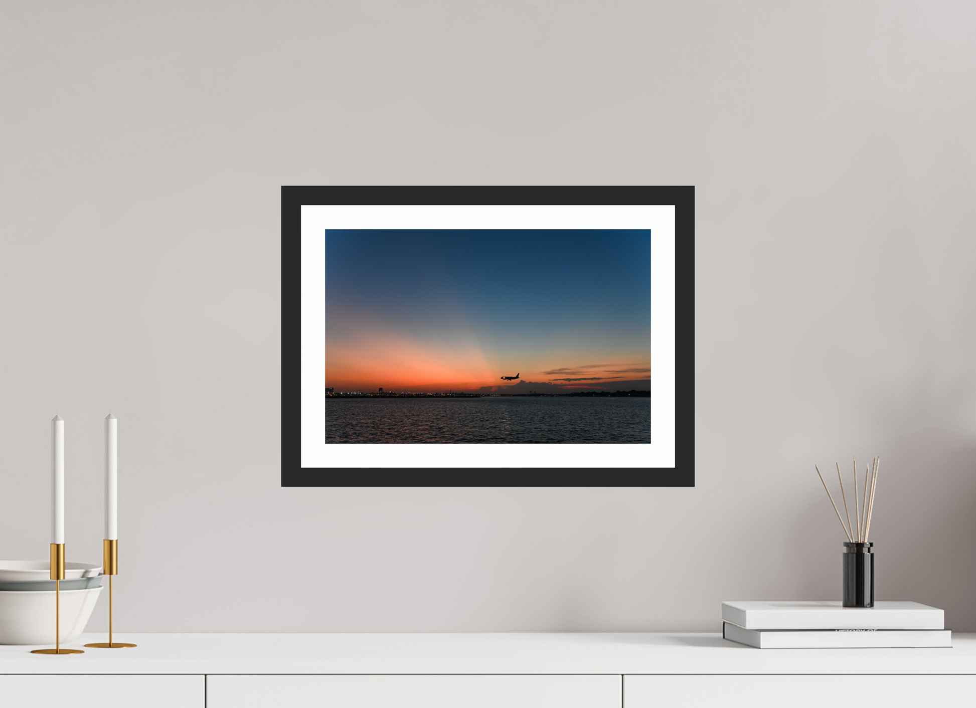 15 x 10″, Matt Black Indigo Decent