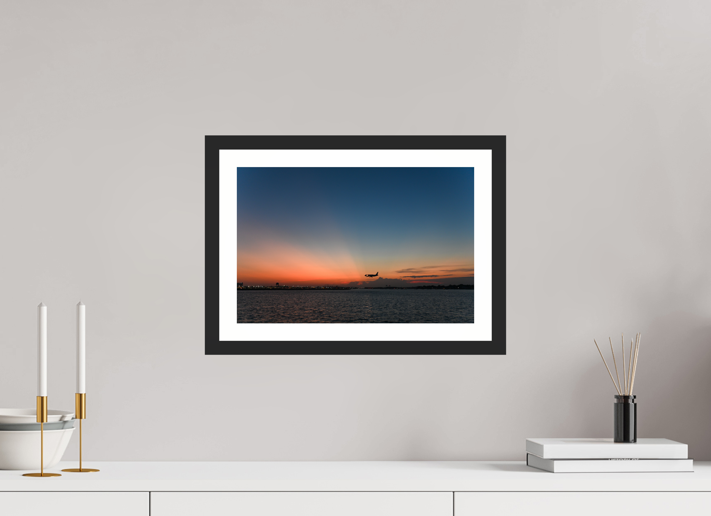 15 x 10″, Matt Black Indigo Decent