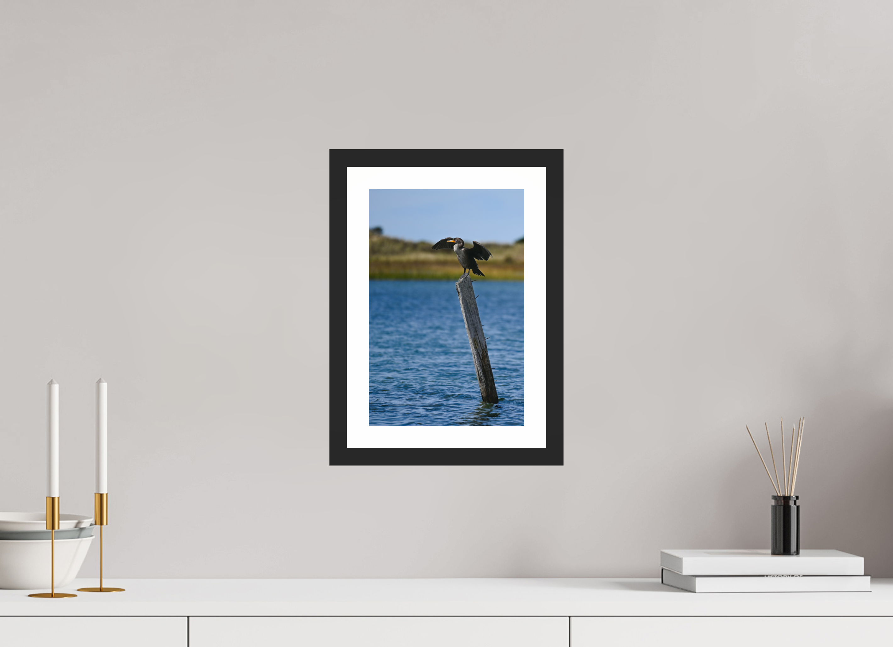 8 x 12″, Matt Black Wings on Watch