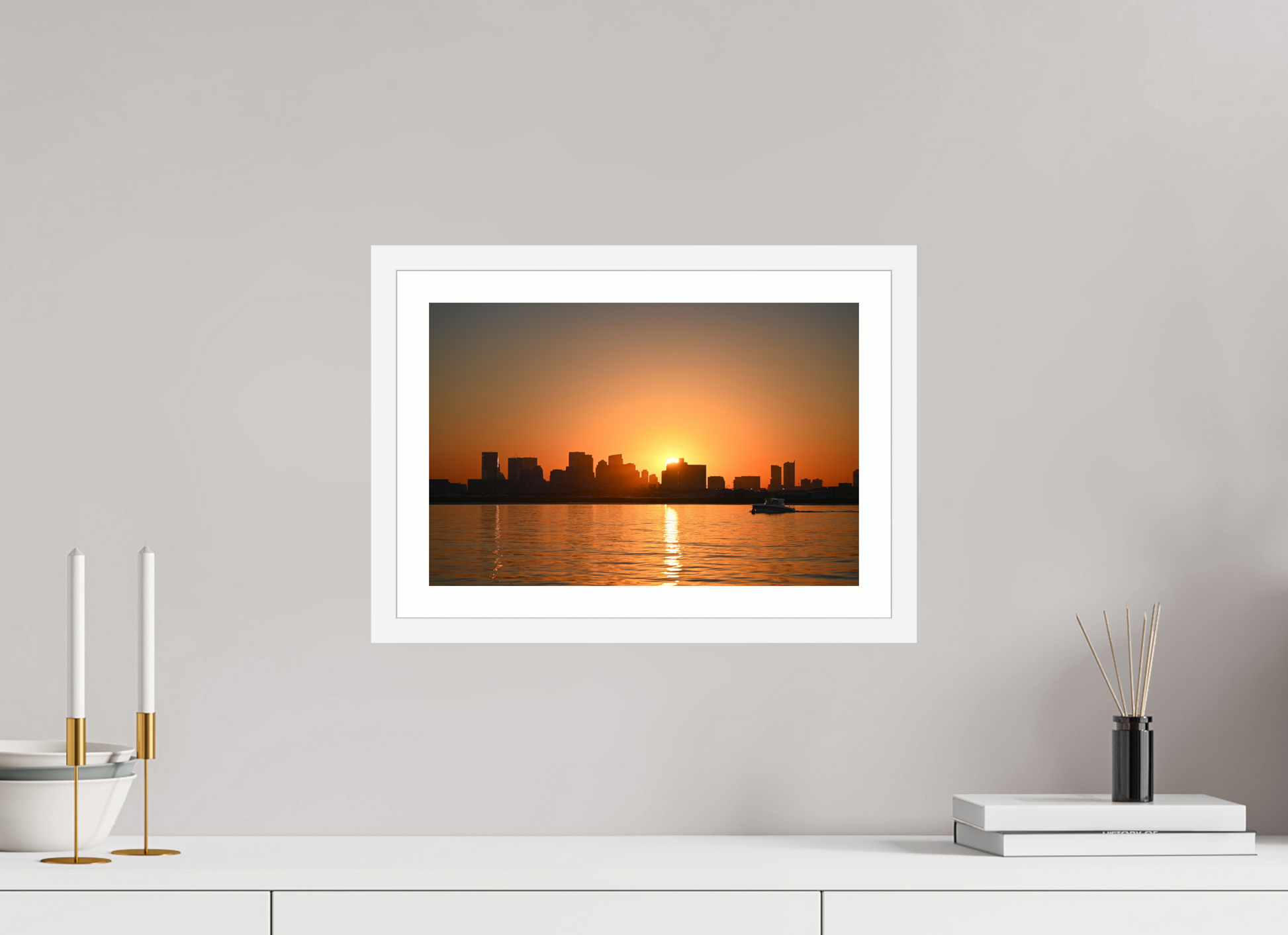 15 x 10″, Matt White The Day Begins in Gold