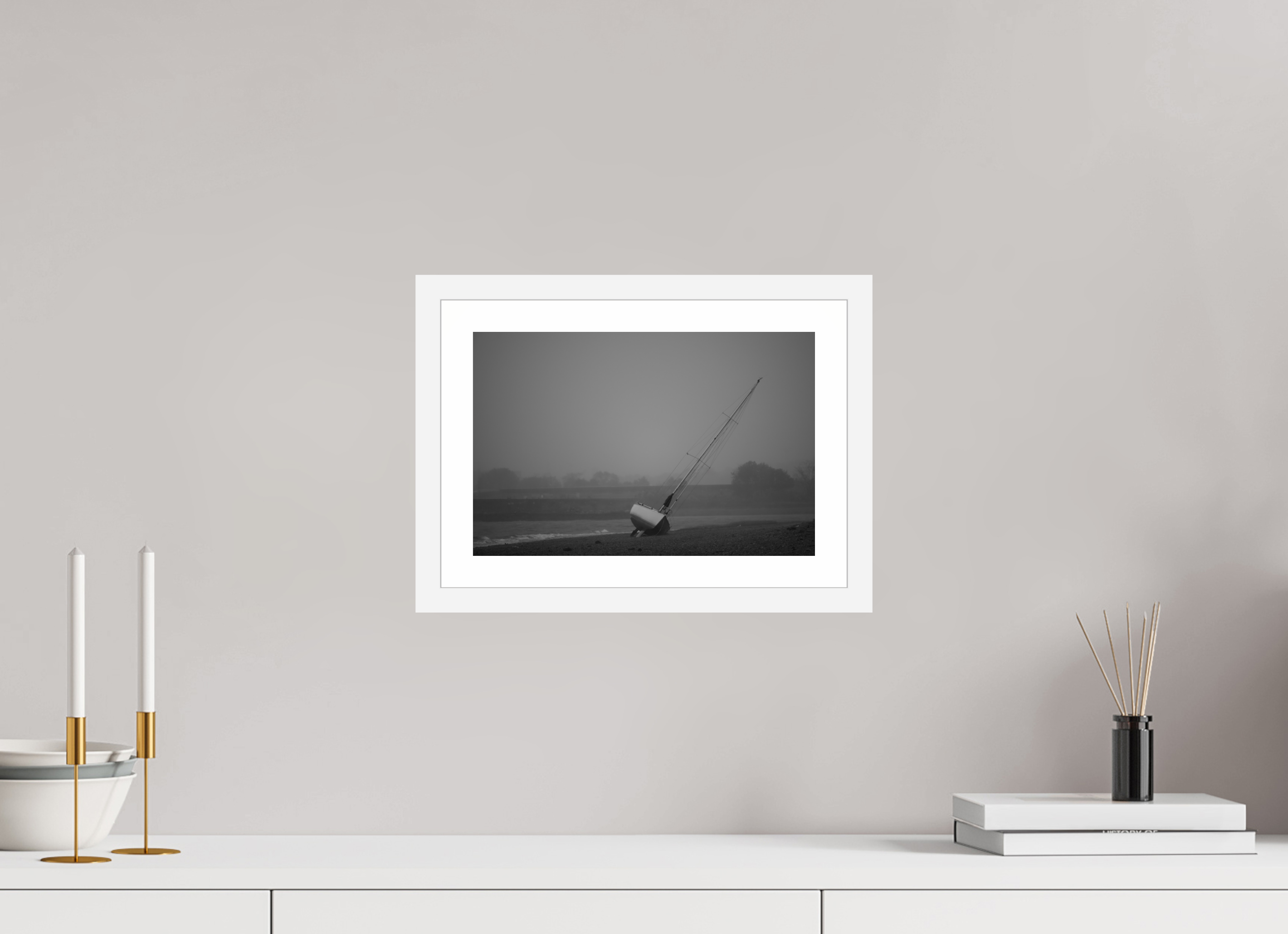 12 x 8″, Matt White Leaning into the Mist