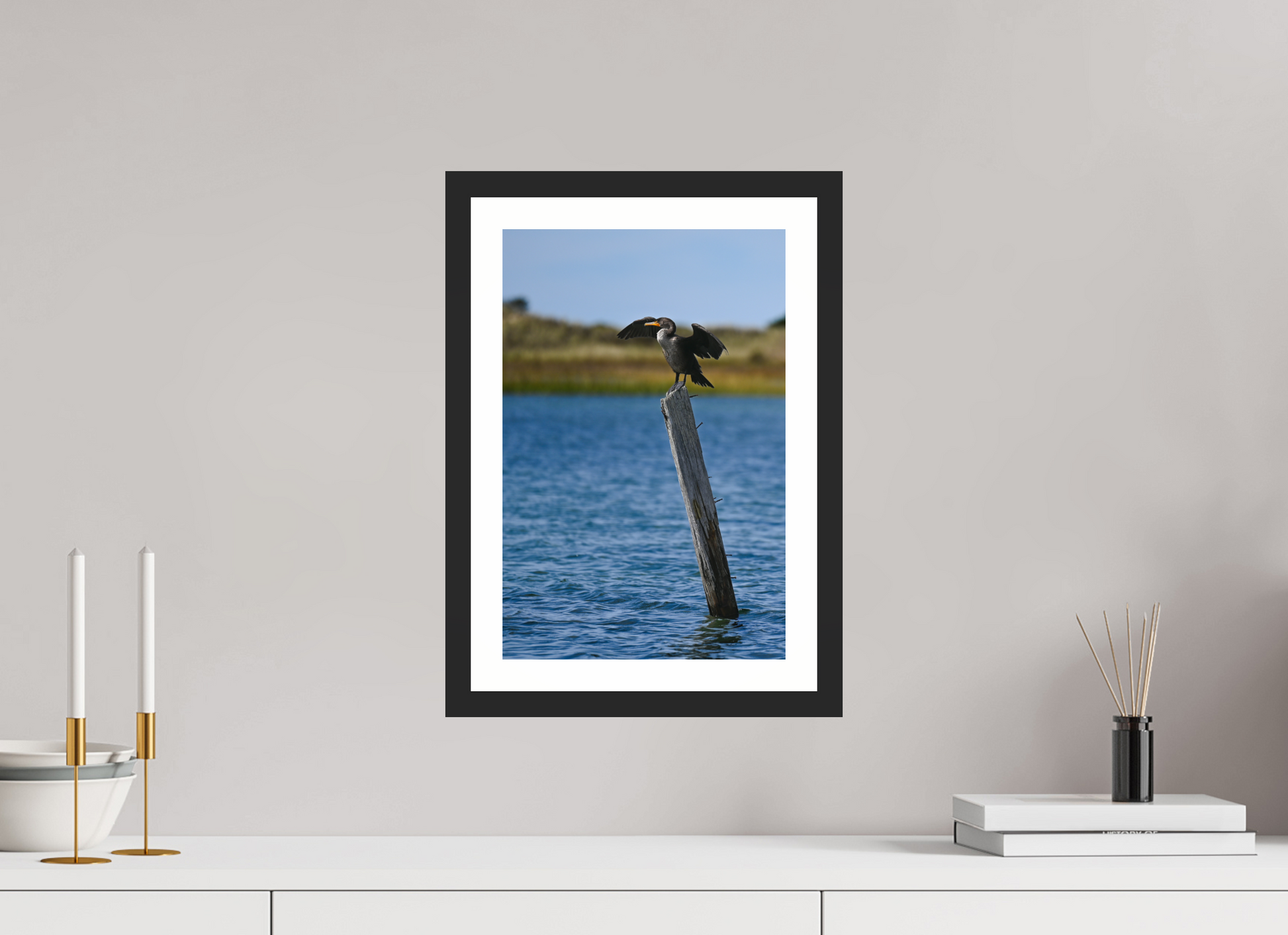 10 x 15″, Matt Black Wings on Watch