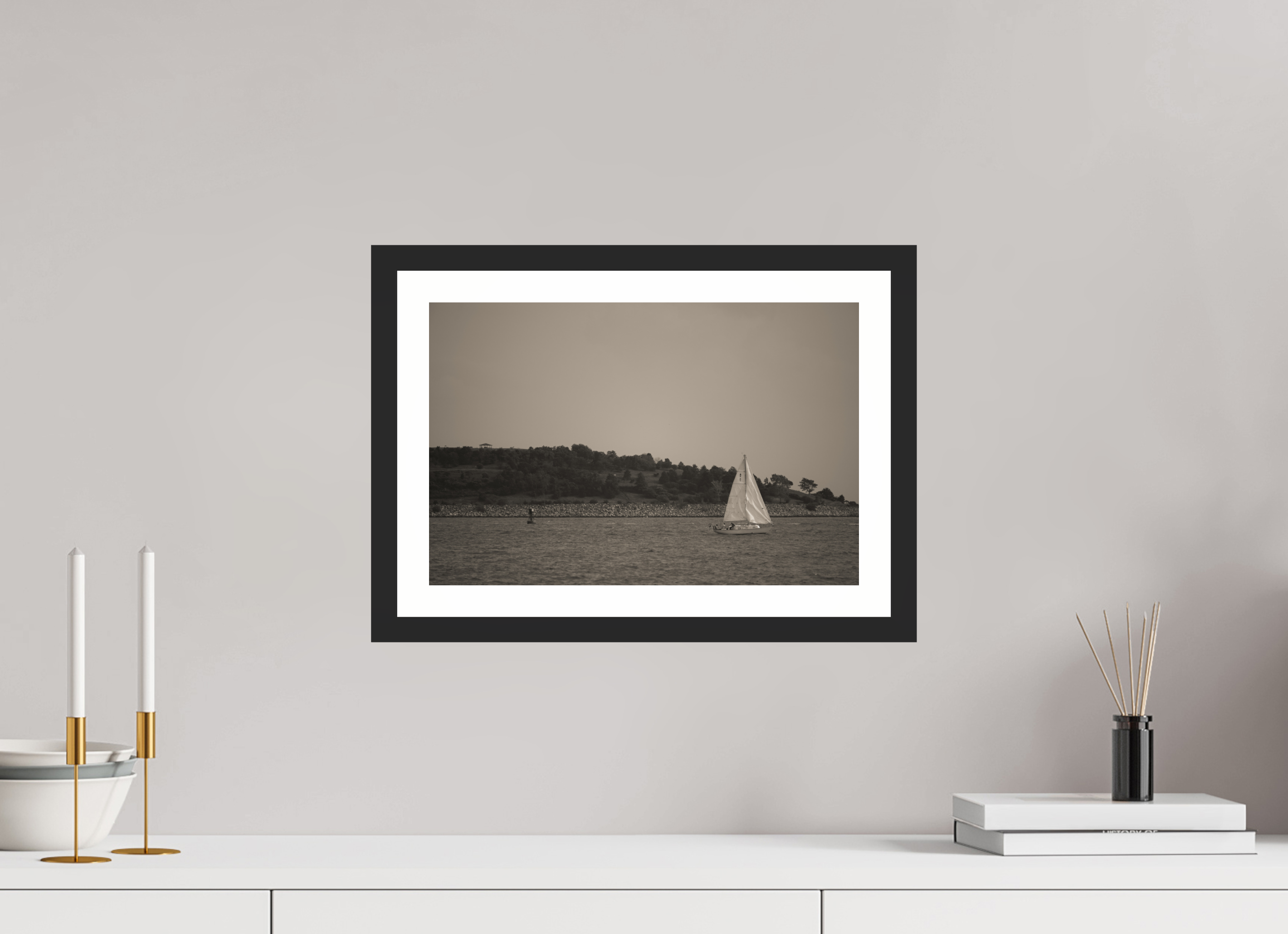 15 x 10″, Matt Black The Timeless Passage