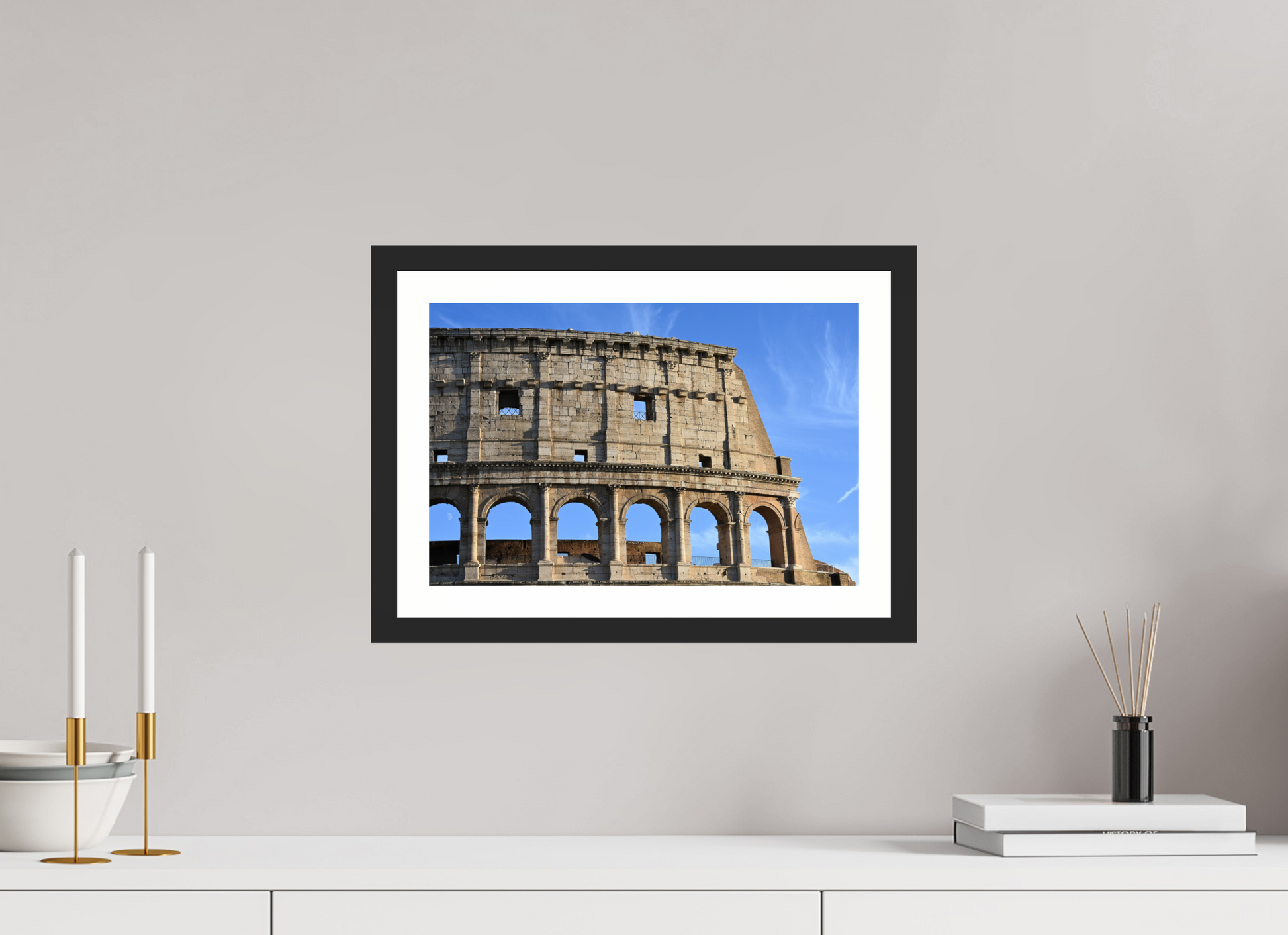 15 x 10″, Matt Black Peep the Moon