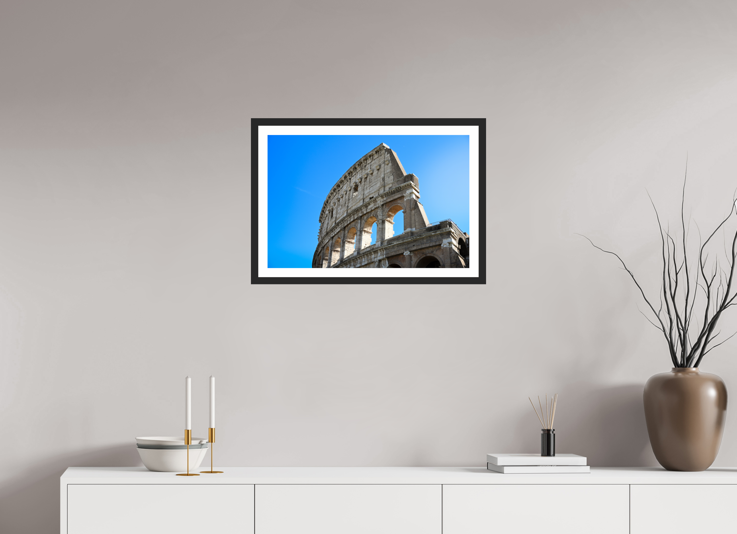 24 x 16″, Matt Black Arches of Time