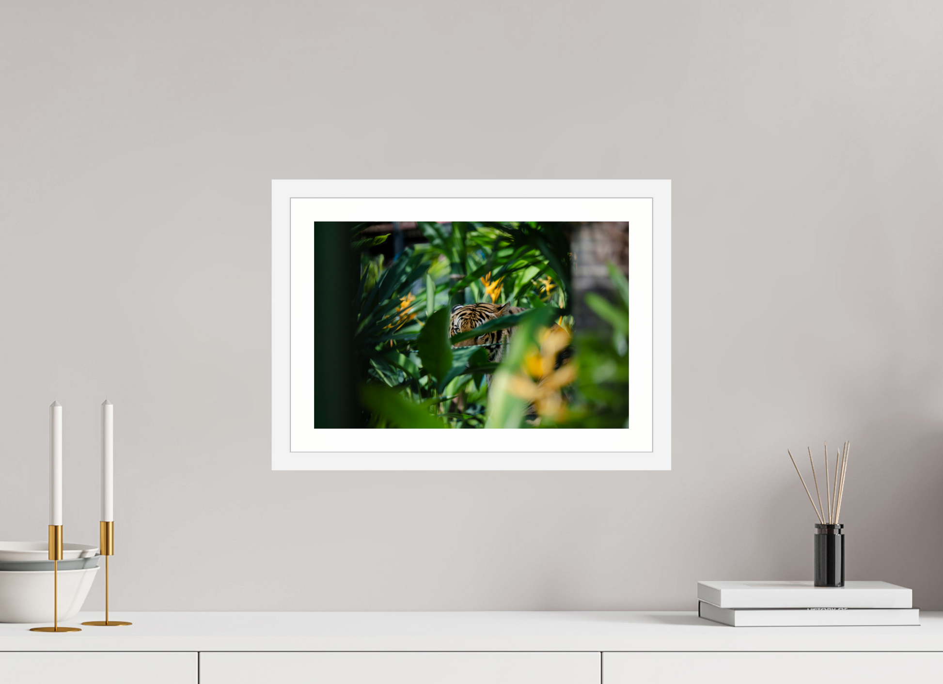 15 x 10″, Matt White Hidden Gaze