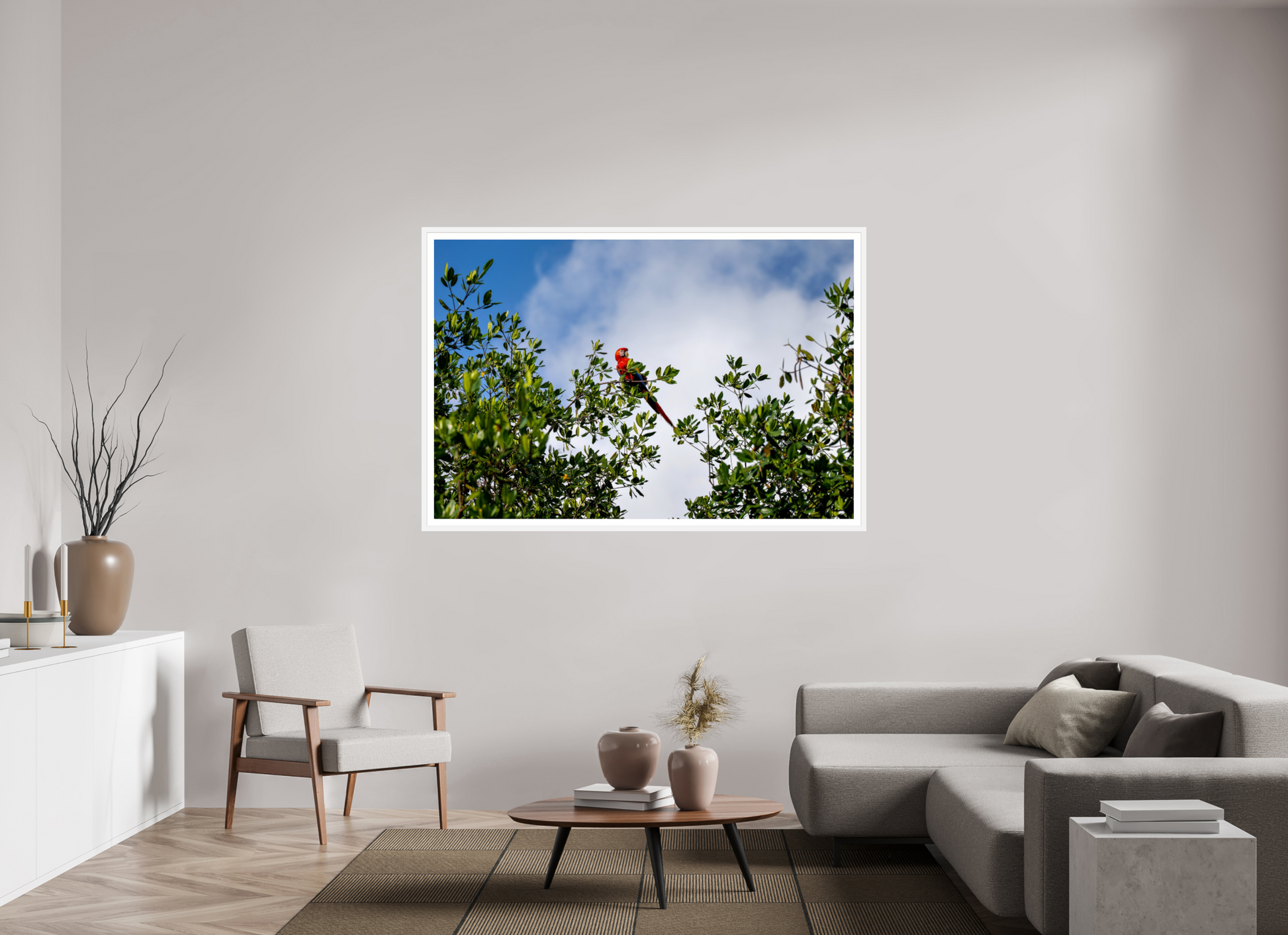 66 x 44″, Matt White Holding the View