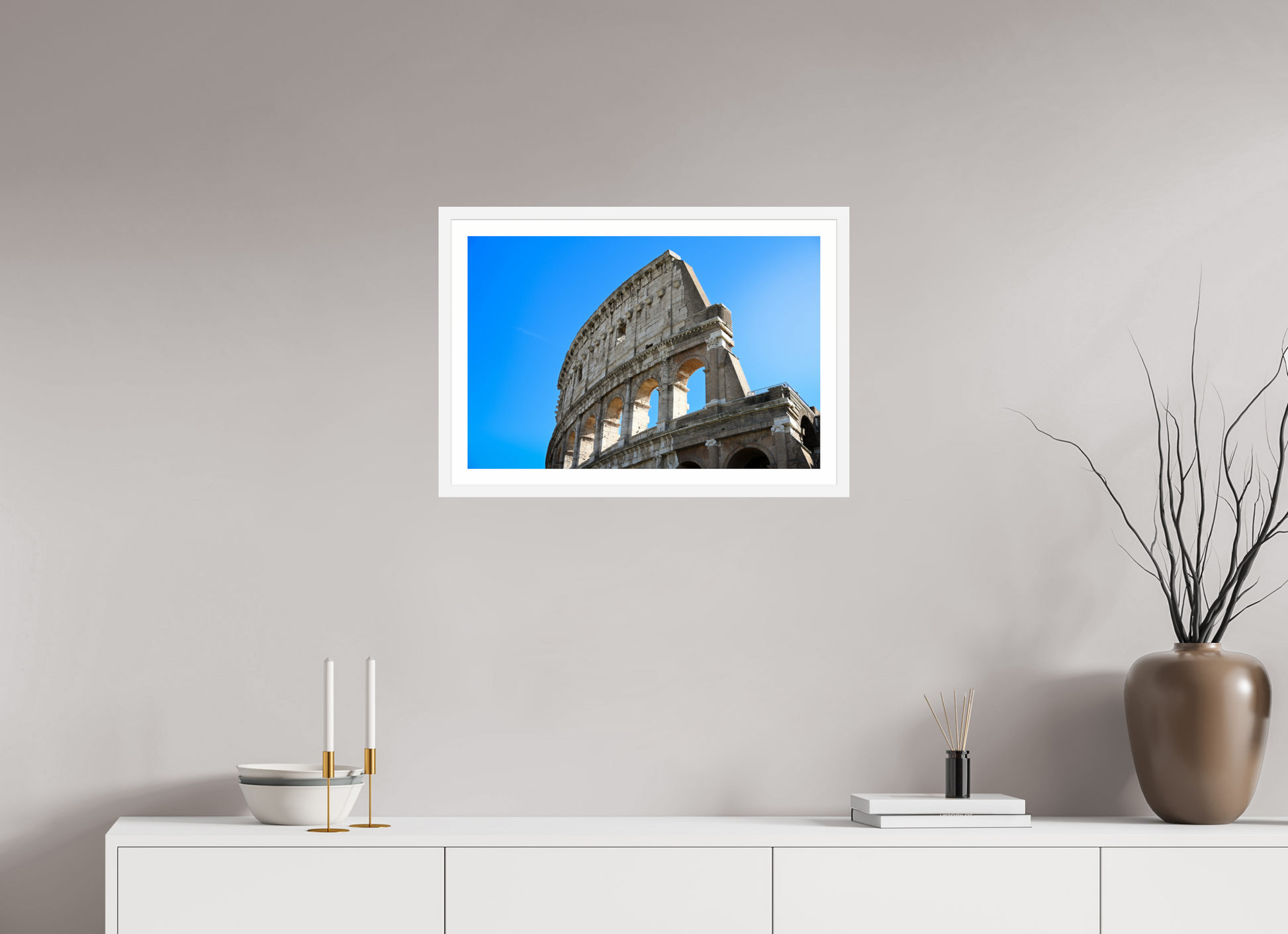 24 x 16″, Matt White Arches of Time