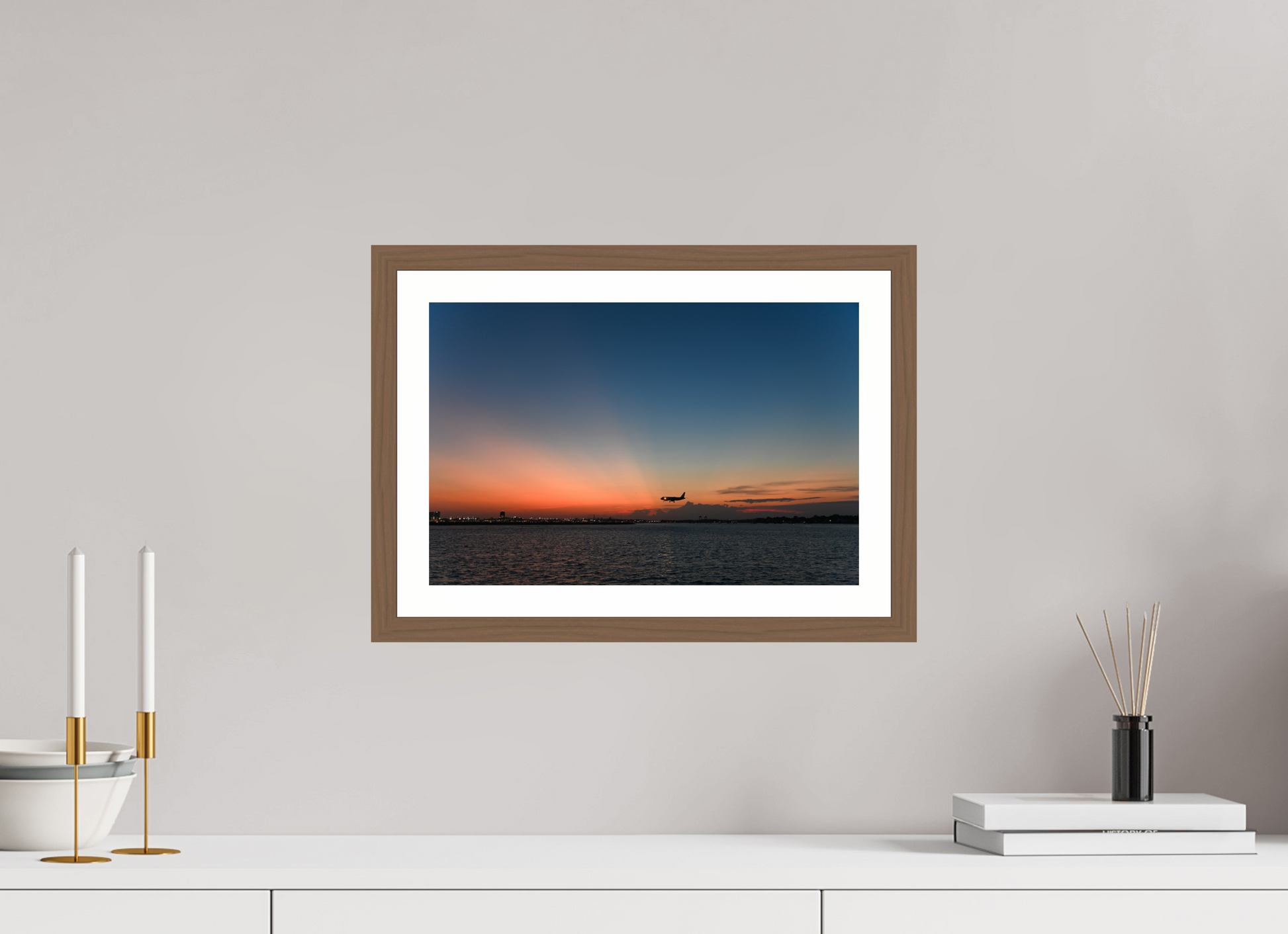 15 x 10″, Walnut Indigo Decent