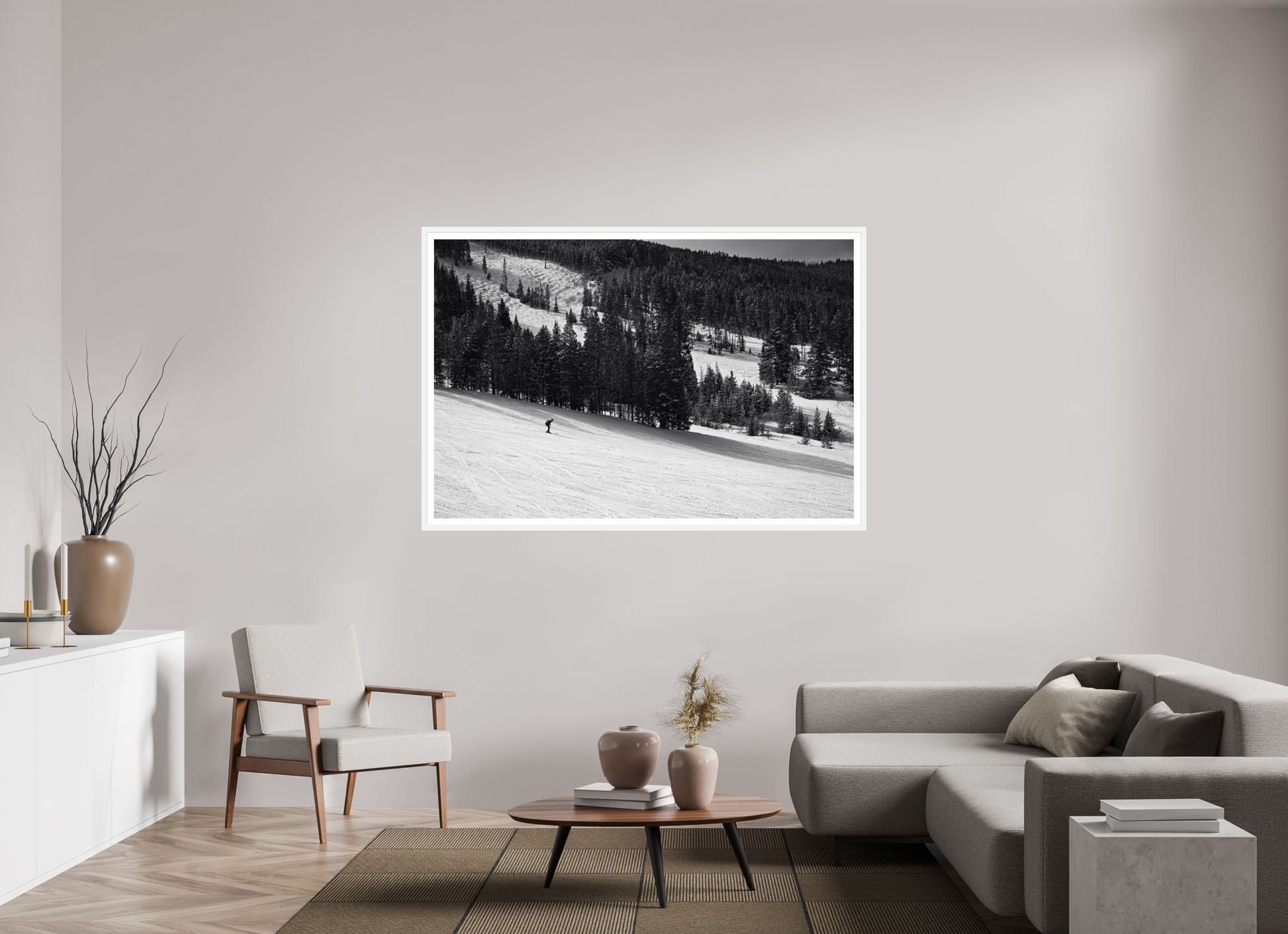 66 x 44″, Matt White Solitude in Motion