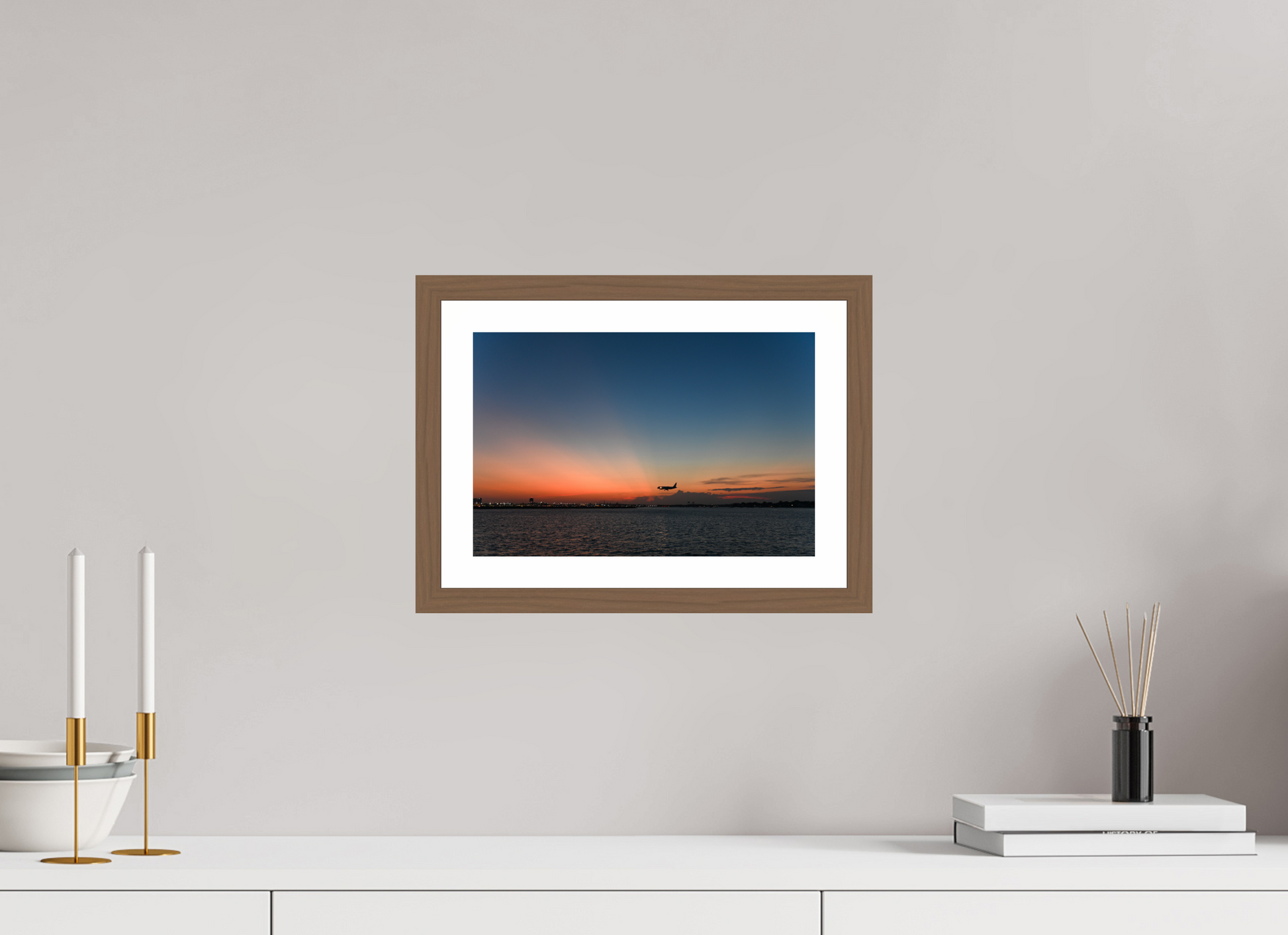 12 x 8″, Walnut Indigo Decent