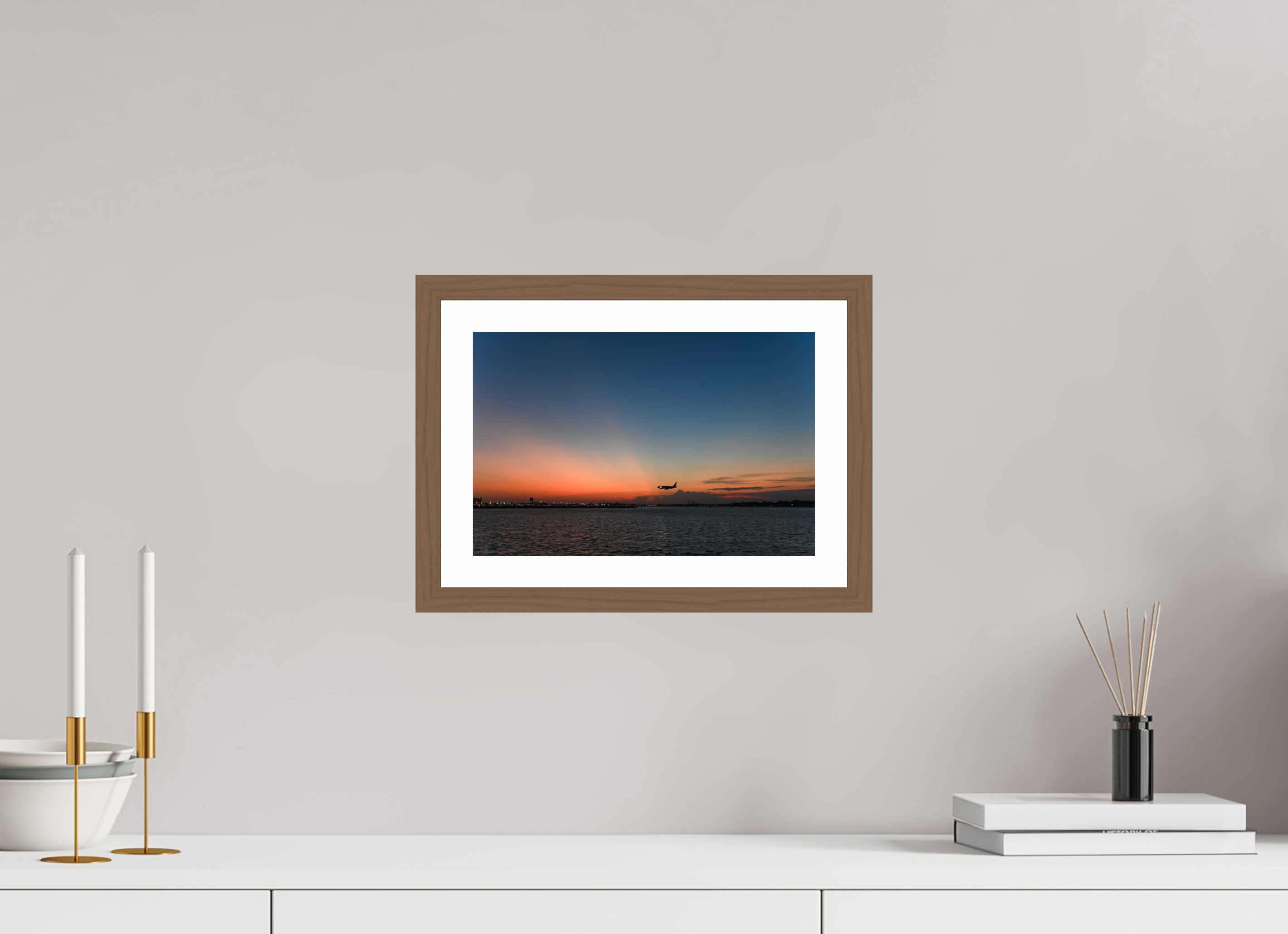 12 x 8″, Walnut Indigo Decent