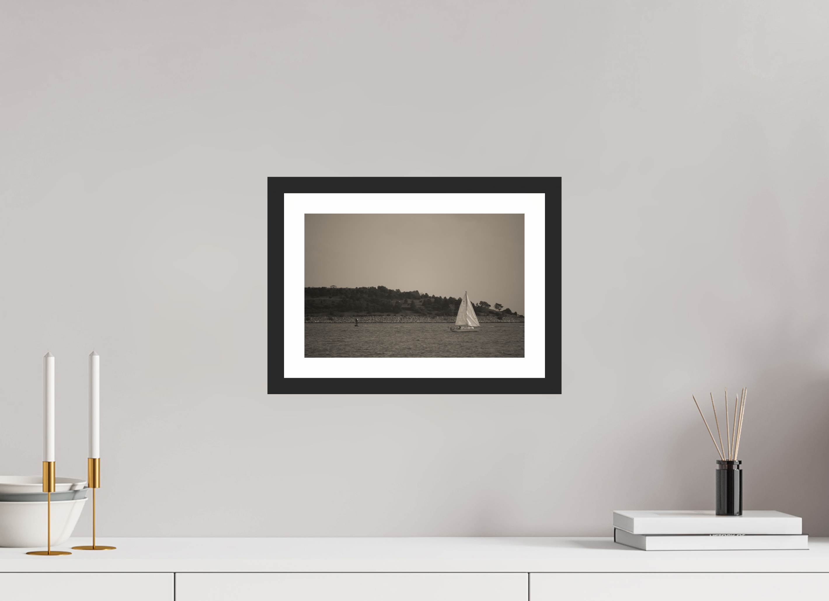 12 x 8″, Matt Black The Timeless Passage