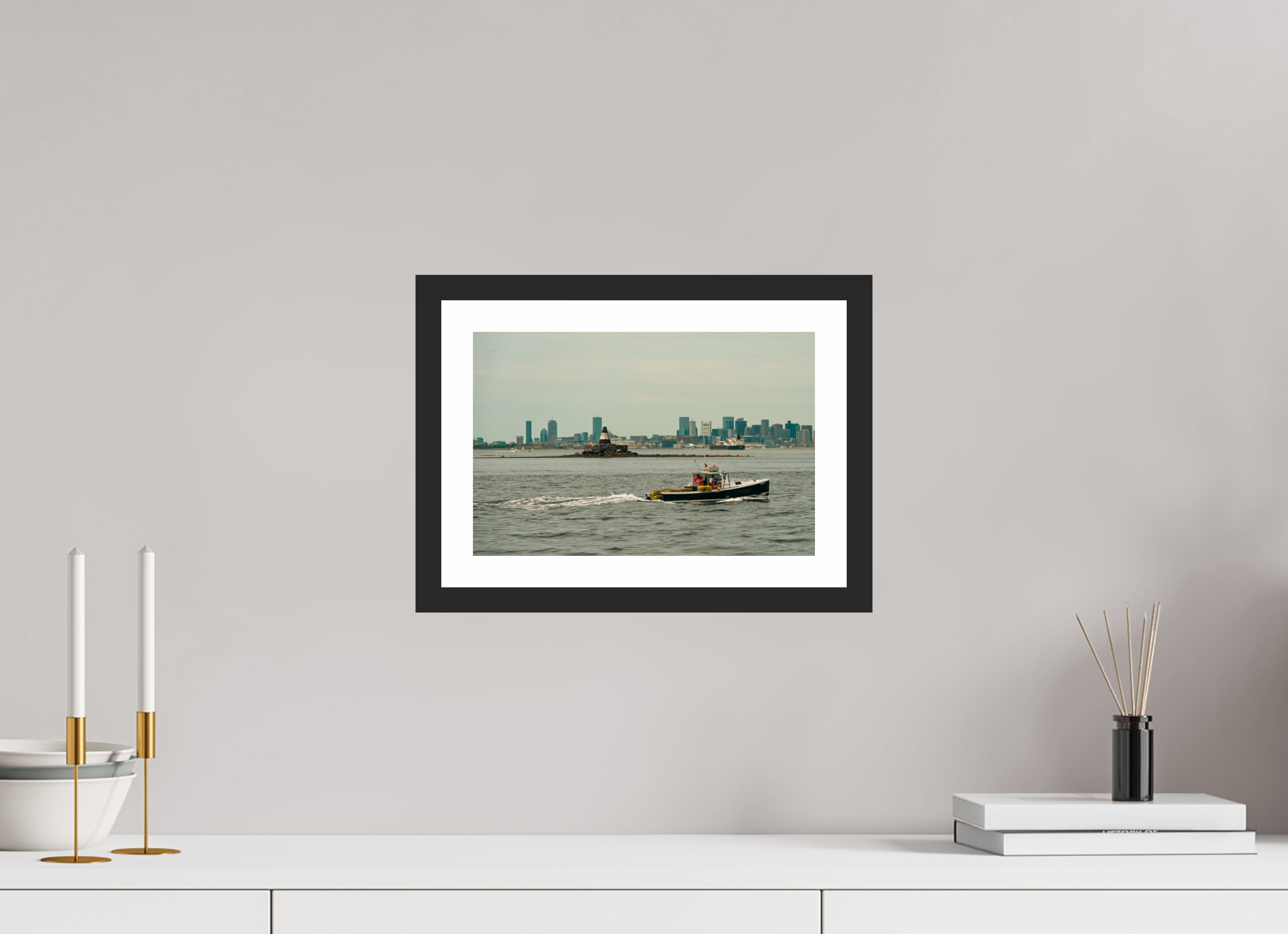 12 x 8″, Matt Black Homeward with the Haul