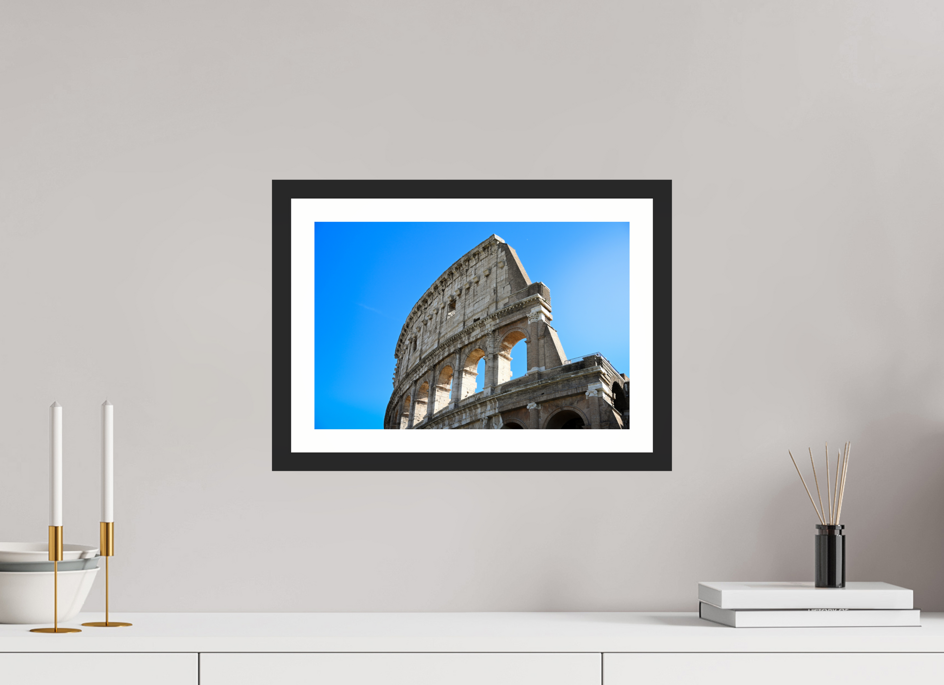 15 x 10″, Matt Black Arches of Time