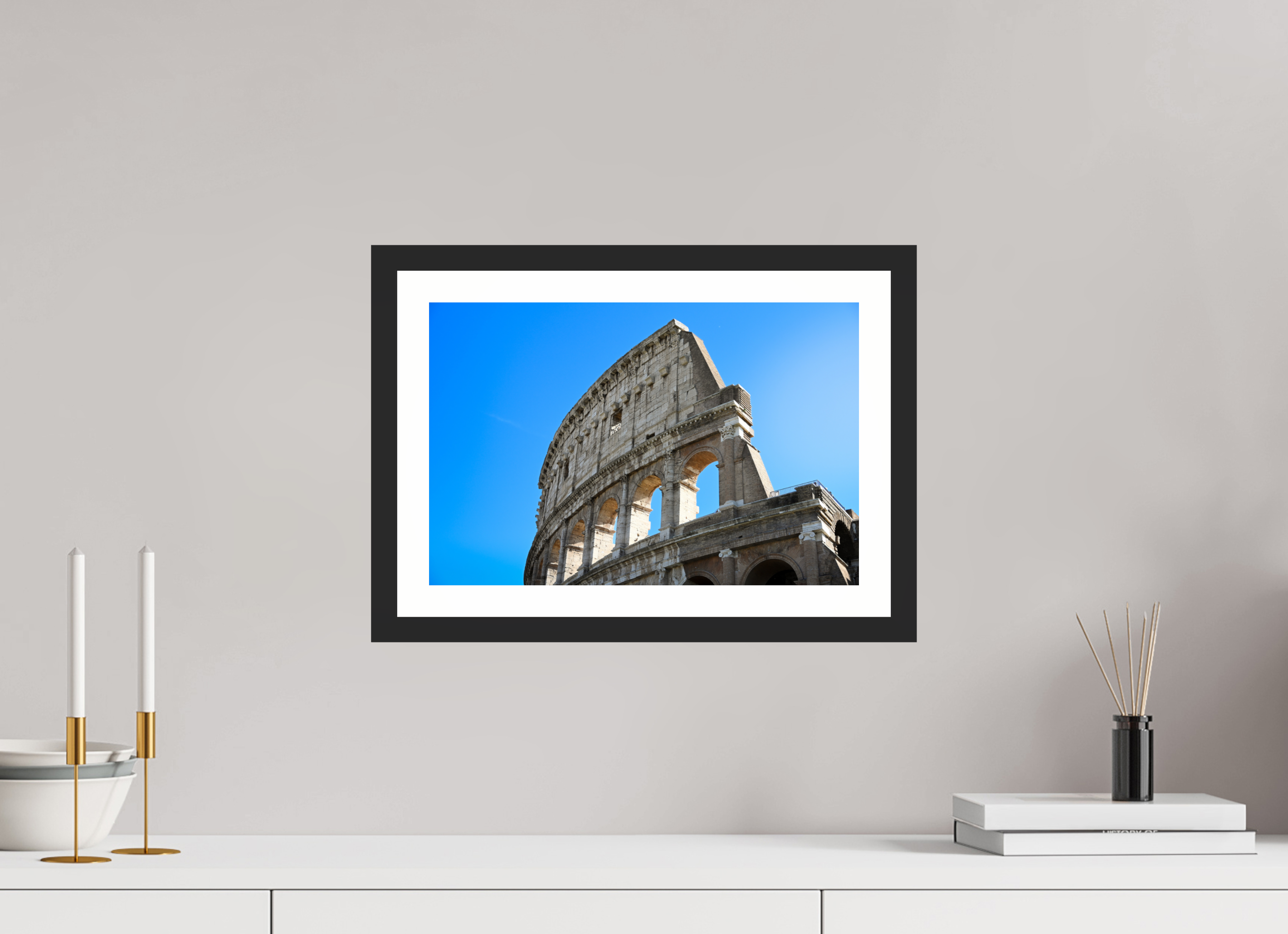 15 x 10″, Matt Black Arches of Time