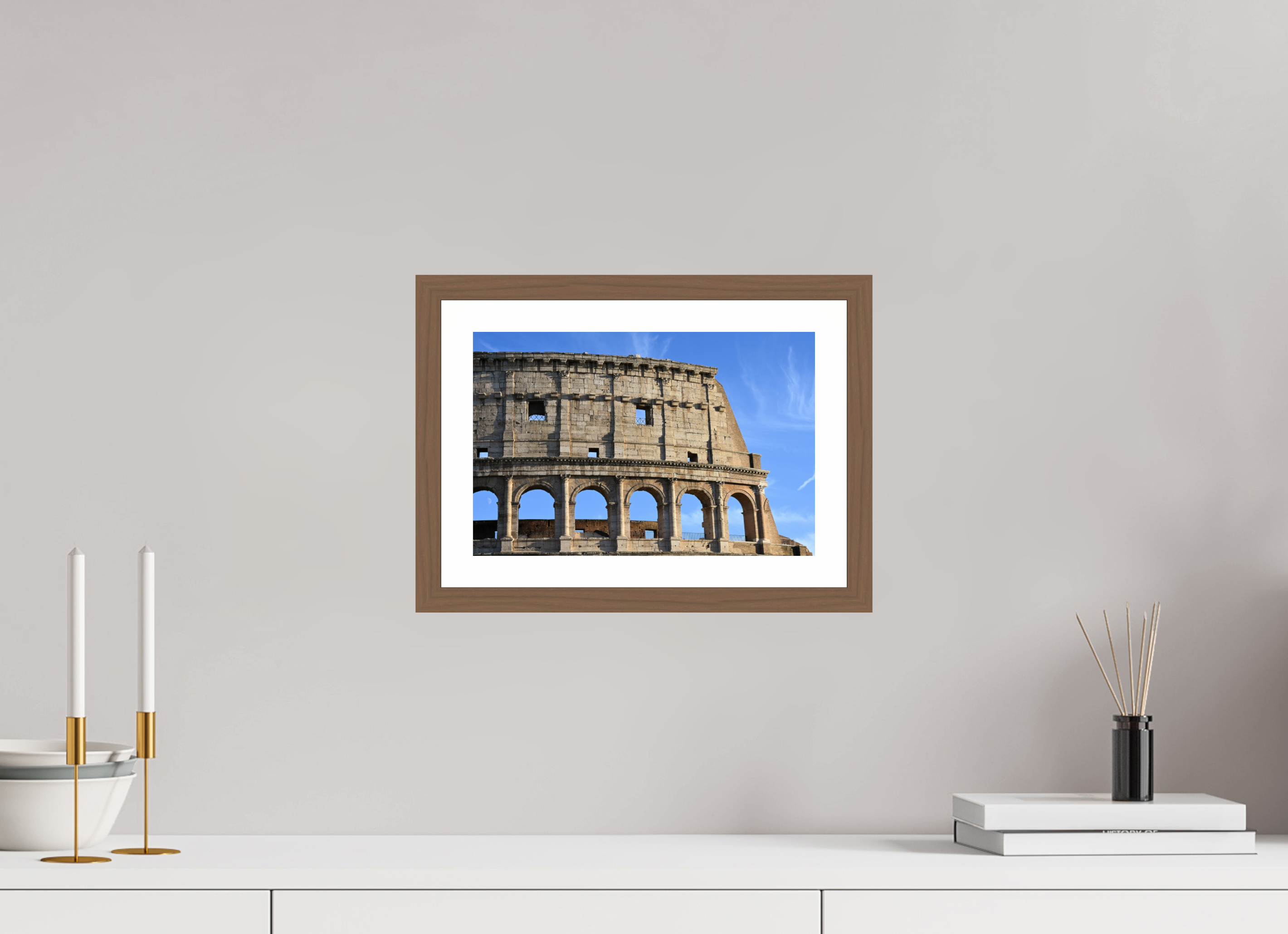 12 x 8″, Walnut Peep the Moon