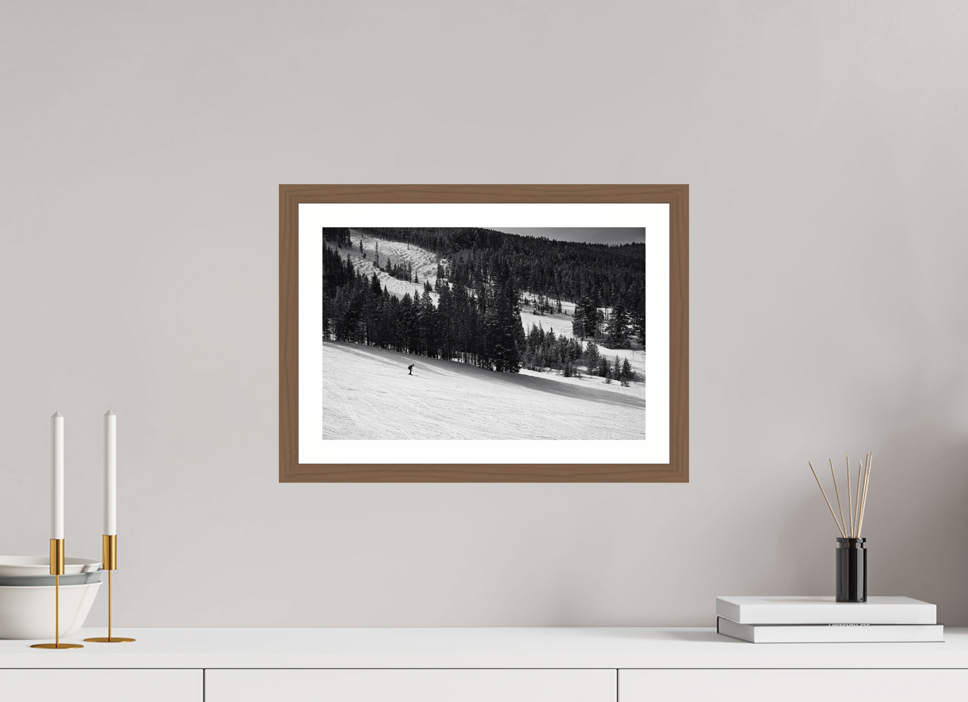 15 x 10″, Walnut Solitude in Motion