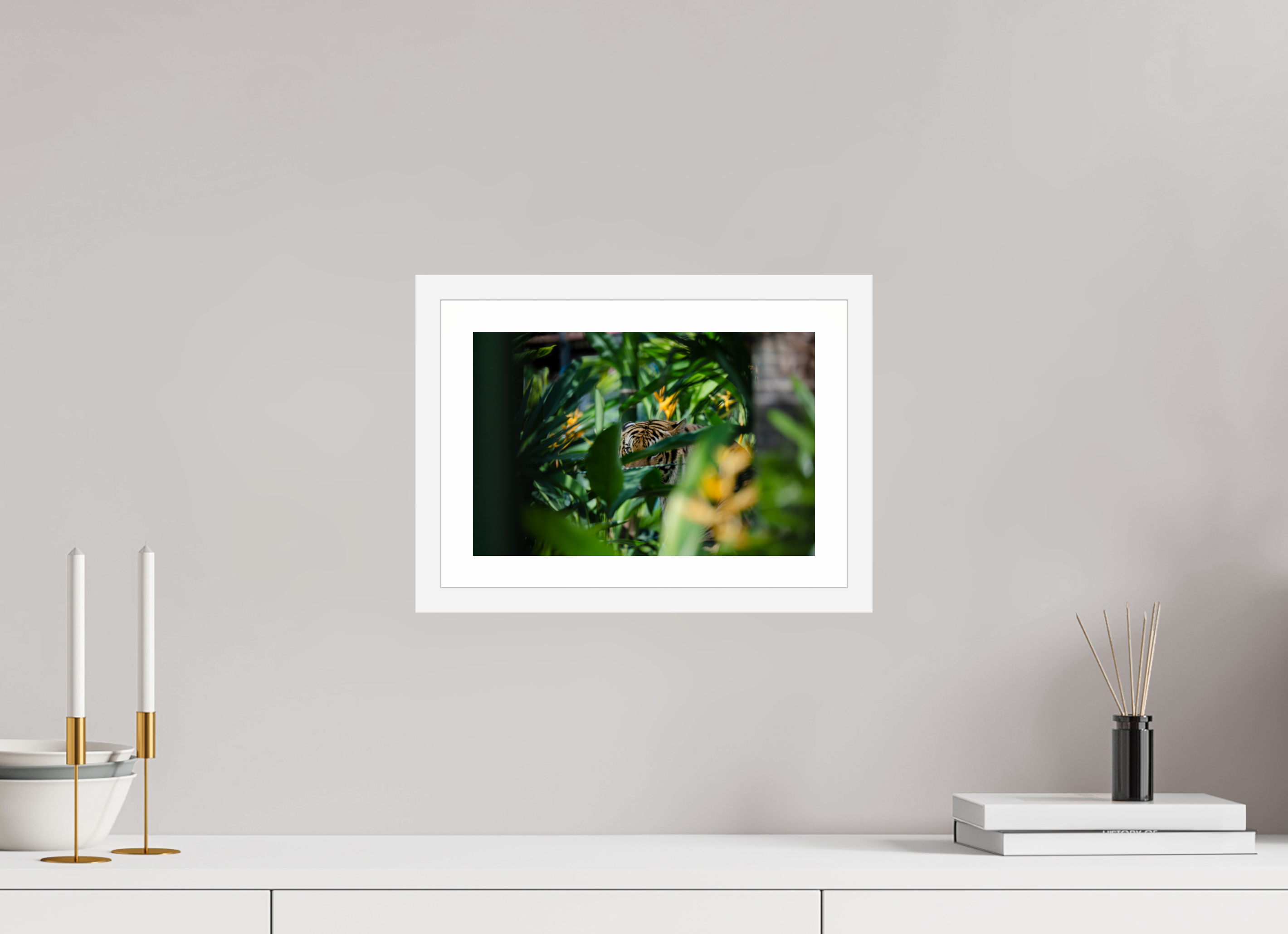 12 x 8″, Matt White Hidden Gaze