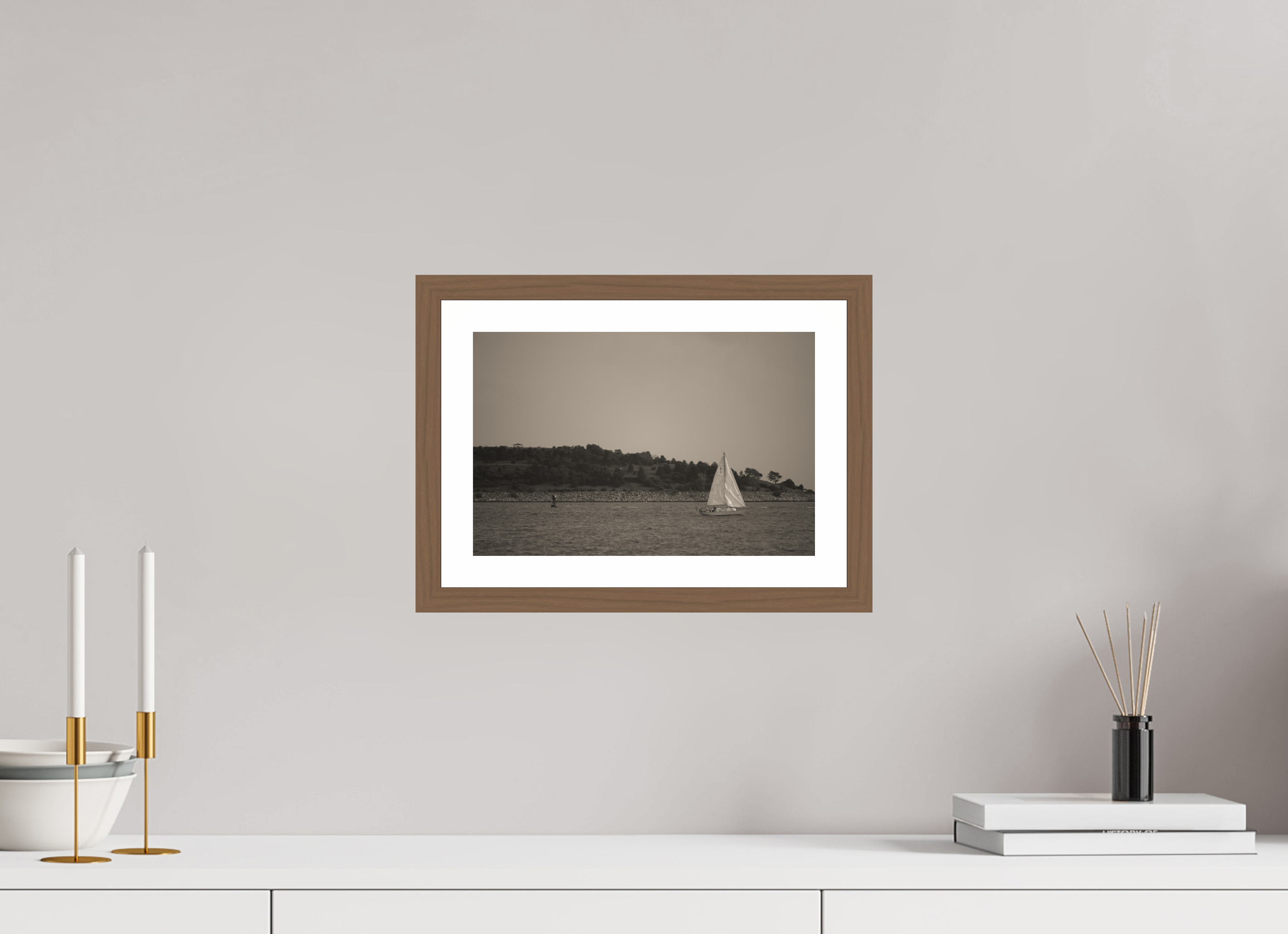 12 x 8″, Walnut The Timeless Passage