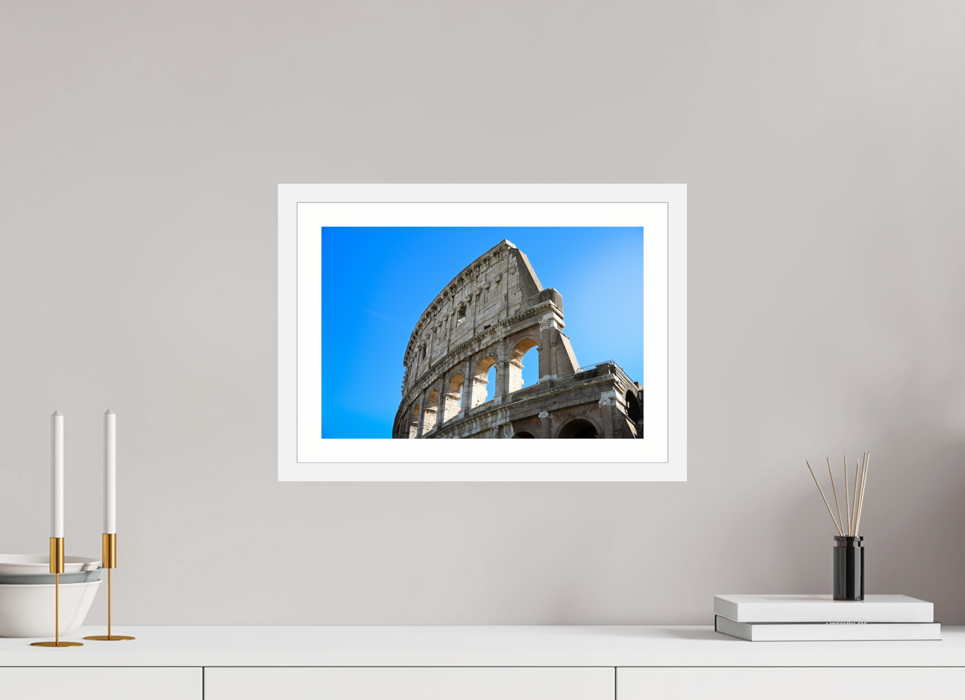 15 x 10″, Matt White Arches of Time