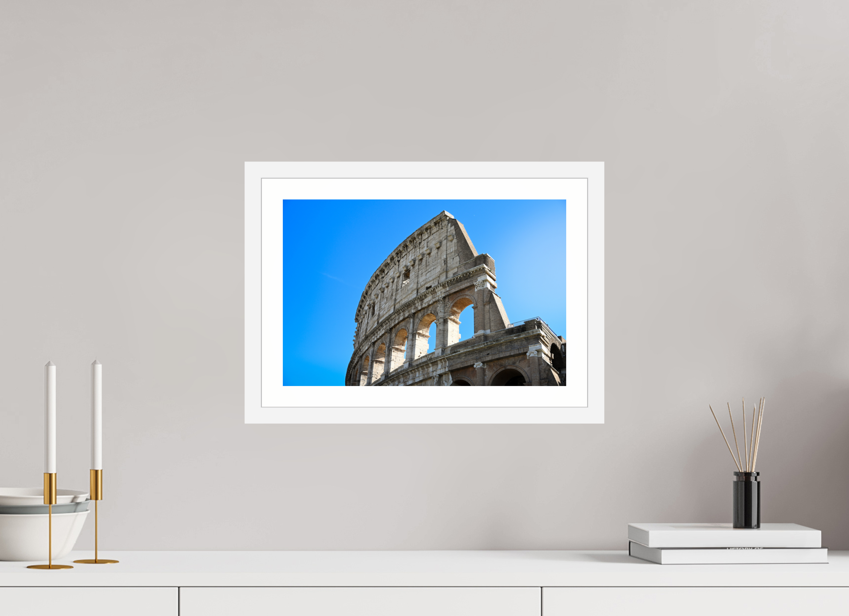 15 x 10″, Matt White Arches of Time